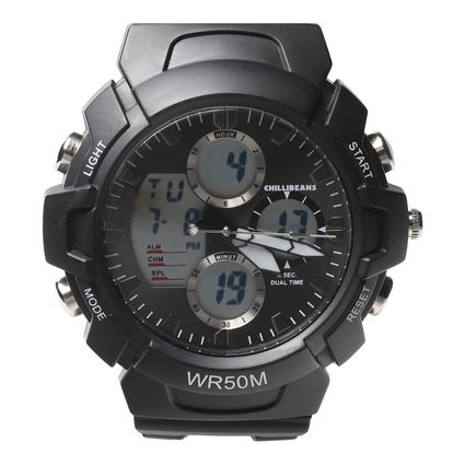 RE.ES.0303-0101.1  Relogio Analogico Masculino Chilli Beans Esportivo Preto -3-